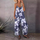 2025 Summer Large-Size Women's Clothing Casual Sleeveless Loose Broad-Legged