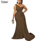 Festival Slit Maxi Clothing Elegant Club Solid Long Sleeve Dress Full Skirt Off Shoulder Vestidos Women Casual