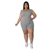 And American Plus Size Ribbed Sleeveless