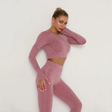 Gym Set Sports Bra and Leggings Jogging Women Set Clothes Seamless Workout Sports Tights Women Fitness Sports