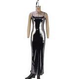 Toloer Women's Wear 2023 Winter New Fashion Sexy Off-The-Shoulder Slim Halter Dress Children's Dress-Outfit