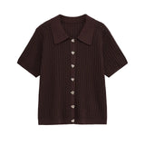 New Hollow Short-Sleeved Knitted Knitted Trousers