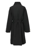 Women Button Irregular Big Size Long Trench New Stand Collar Long Sleeve Windbreaker Fashion Spring Autumn 2023