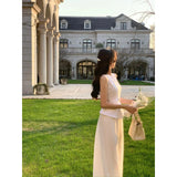 Women's Clothing 2025 Summer New Gold Cold Feel Expensive Clothes Sleeveless Vest Tops With Wide Legs