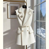 And Autumn New Vest Small Suit Jacket Short Elegant Temperament Casual Slim