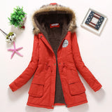 Women Parkas Long Thick Warm Jacket Hooded Fur Lady Coats & Outerwear Winter Jacket Women Parkas for Coat Fashion