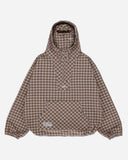 Retro Half-Necked Jacket Men's And Women's Young Lattice Double Hat