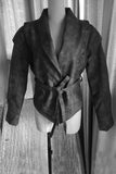Early Spring New Women's Retro Coffee Brown Leather Coat
