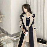 2025 Women's Wind Coat Korean Version Of The Long Coat Ebay Burst List