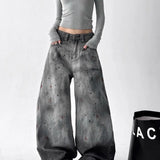 Of Spain Leftover Prices Summer Thin Nine-Point Broad Leg Pants Women High Waist Mouth Loose Cotton Leisure