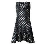 Dress Women 2021 Casual Sleeveless Sundresses Women Elegant Vintage Ladies Red Beach Mini Dresses Vestido De Mujer