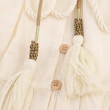 New Flower Embroidery Mini Dress