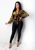 2022 Fall Fashion Two Piece Sets Long Sleeve Crop Top High Waisted Pants Sexy Party Club Outfits