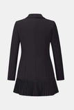 Pleated Mini Blazer