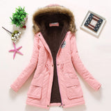 Women Parkas Long Thick Warm Jacket Hooded Fur Lady Coats & Outerwear Winter Jacket Women Parkas for Coat Fashion