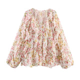 Women's Clothing 2025 Spring New Multi-Color Simple Cascade Decoration Chiffon