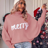 Turtleneck Women's Autumn And Winter Loose Bat Sleeves Wearing Knitted Tops
