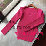 new spring and summer fashion women clothes sqaure collar full sleeves elastic high waist sexy pullover