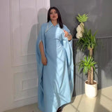 2025 New Women's Set Diamond-Collared Bat Sleeve Loose