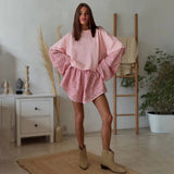 And Winter New Hooded Tight Coats Fashion Simple Jacket Sweater Women Loose Solid Color
