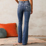 2025 Vintage Ripped Jeans Women's New Water Wash Street