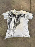 New Concert Retro T-Shirt Summer Korean Version Of Fashion Print Short-Sleeved