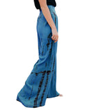 New Wish Hot Fashion Tight High-Waist Pocket Wide Leg Trousers Casual