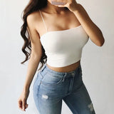 Graduation party CDJLFH 90s Y2K Brown Cami Tanks Ruched Tie Up Crop Top Women New Harajuku Cute Backless Tank Tops Sexy Halter Party