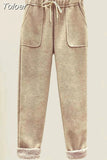 Winter New Cashmere Vest Coat Embroidery Knitted Sweater Casual Trousers Three Piece Elegant Women's Pants Set