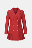 Pleated Mini Blazer