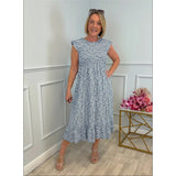 Summer Explosion Lady Print Floral Elegant Dress Holiday