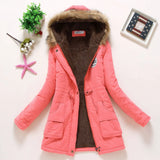 Women Parkas Long Thick Warm Jacket Hooded Fur Lady Coats & Outerwear Winter Jacket Women Parkas for Coat Fashion