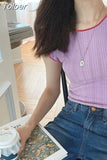 Crop Tops 2023 Women's Clothing O-neck Ruffles Tunic Sweet Tanks Korean Chic Casual Fashion Summer Waistcoat Ropa