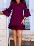 Women's Clothing 2025 Summer Fashion Temperament Loosely Tied With Solid Wood Ear African