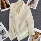 Toloer Fried Street Small Suit Jacket Female 2024 Spring And Autumn New Korean Version Web Celebrity Temperament Small Casual Suit-Outfit
