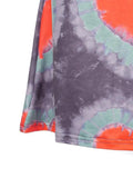 Tie-Dye Heart Wrap Midi Skirt-Outfit