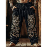 And Autumn Casual Fashion Loose-Fitting Broad Leg Trousers 3D Digital Printing Z Various Pattern