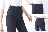 Jeans for Women Mom Jeans Plus Size Winter Warm Elastic High Waisted Skinny Jeans Woman Pencil Pants Office