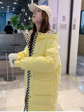 Thick Parka Snow Coat Women's 2022 Fashion Thicken Winter Hooded Loose Long Jacket Female Windproof Rainproof Warm