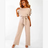 Women Jumpsuit Plus Size Korean Jumpsuit Sexy Romper Pink Bodysuit Short Sleeve Rompers High Waist Casual