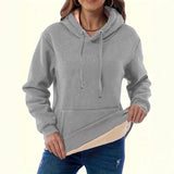 Wish Autumn And Winter Fashion Women's Clothing Warm Pocket Hoodie Coat