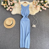 Women's Summer New Sexy Kinesith Heart-Scuttered Fashion Two-Pin Knitted
