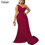 Festival Slit Maxi Clothing Elegant Club Solid Long Sleeve Dress Full Skirt Off Shoulder Vestidos Women Casual