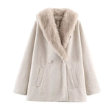 Women's 2025 Spring New Fashion Pilot Bat Sleeve Zipper Jacket