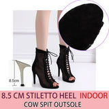 Fashion Salsa Jazz Tango Outdoor Indoor Social Latin Dance Shoes for Dancing Women Teachers High Heels Ballroom
