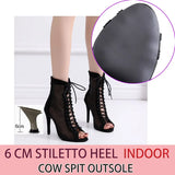 Fashion Salsa Jazz Tango Outdoor Indoor Social Latin Dance Shoes for Dancing Women Teachers High Heels Ballroom