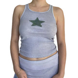 Fairy Grunge Tank Tops Summer Women Graphic T Shirts Sleeveless Harajuku Tee 2000s Aesthetic Clothes E Girl Vest