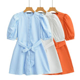 Women's Fashion Leisure Simplicity Sufflinked Sleeve