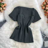 Babes Style Short-Sleeved Design Sense Of Small Side Collar Machine Collar Collar Collar Collar Collar Collar Collar Collar Collar Collar Collar Collar Collar Collar Collar Collar Collar Collar Collar Collar Collar Collar Collar