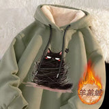 Style Buckle Coat Cotton Jacket Women's Fashion Elegant Warm Cotton Clothes National Tide Printing Cotton